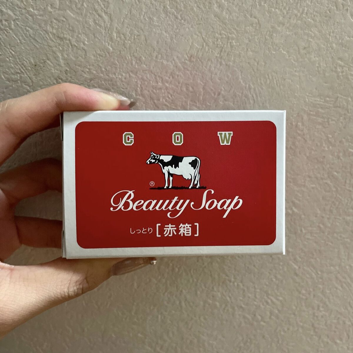 赤箱 (しっとり)/カウブランド/洗顔石鹸を使ったクチコミ（1枚目）