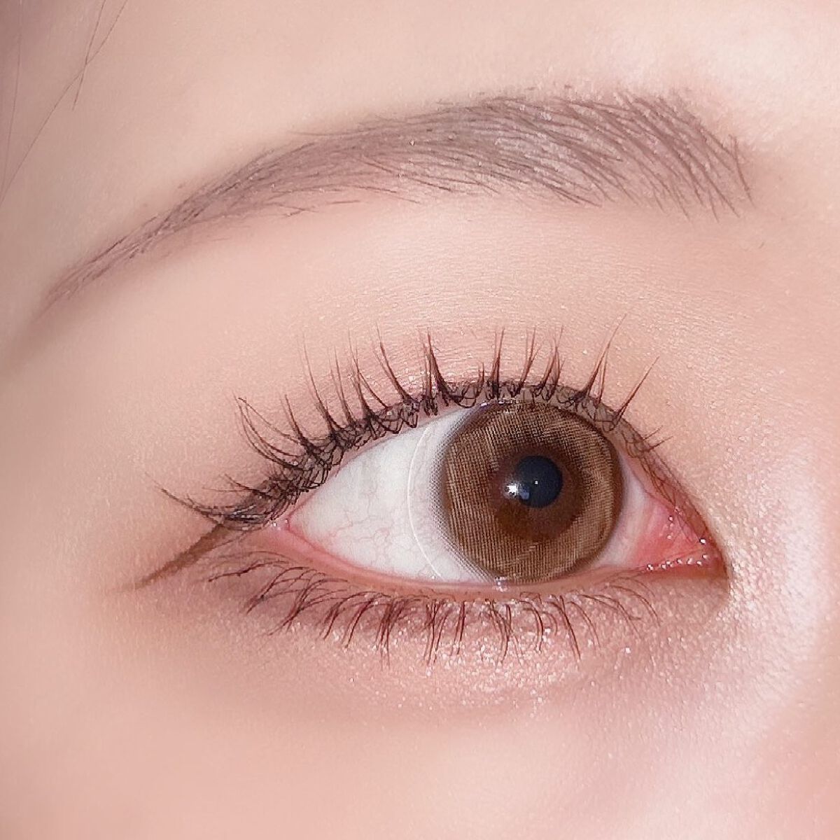 FLOSOME CHOCO/LENSME/カラーコンタクトレンズを使ったクチコミ(2枚目)