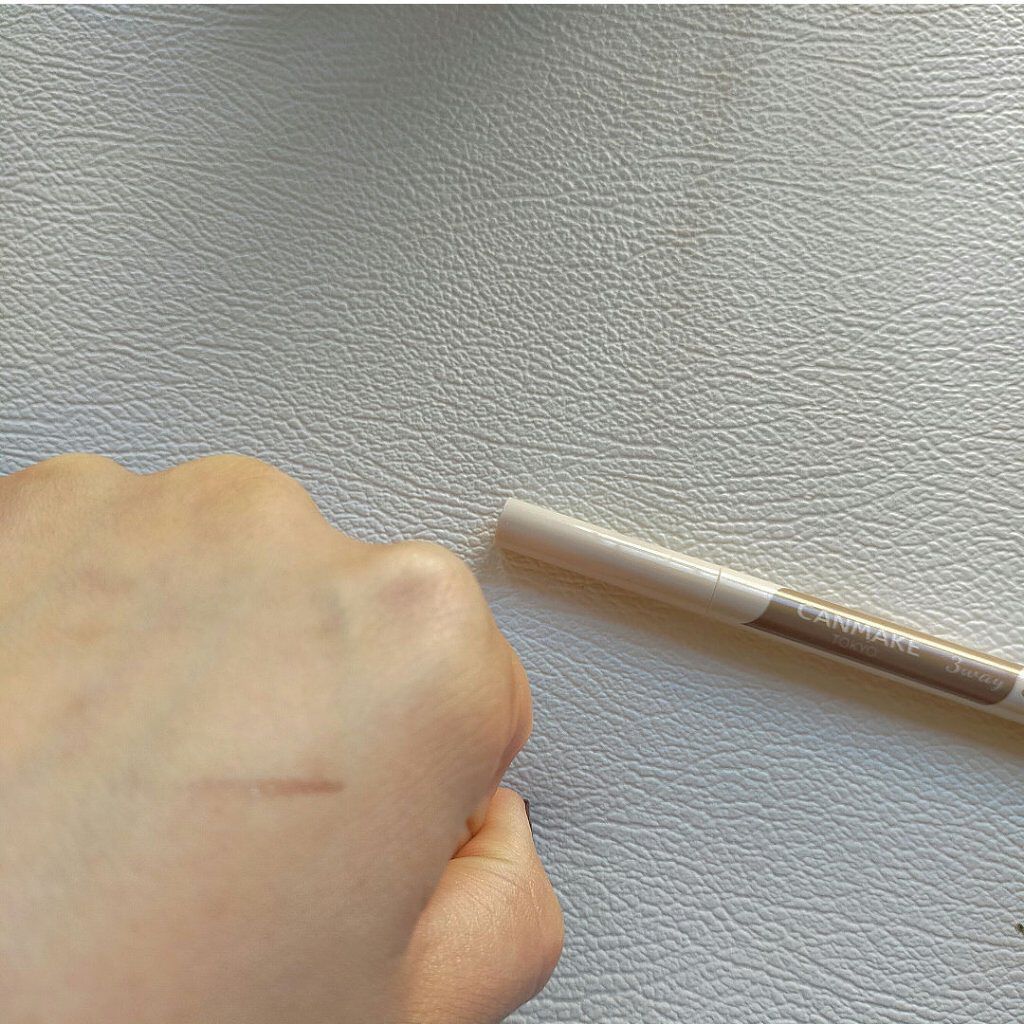 3wayスリムシェードライナー 02 アッシュブラウン/キャンメイク/リキッドアイライナーを使ったクチコミ（3枚目）