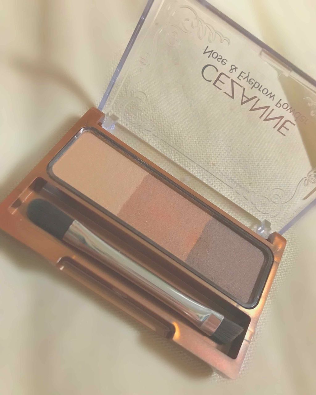 ノーズ＆アイブロウパウダー/CEZANNE/パウダーアイブロウを使ったクチコミ（2枚目）