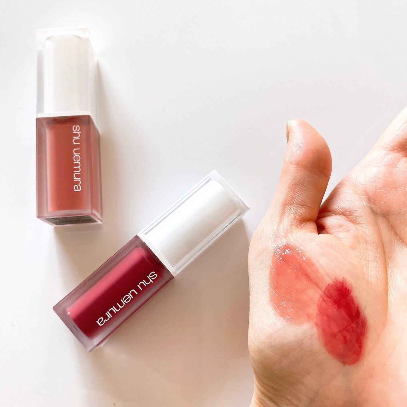 キヌケアグローアップ/shu uemura/口紅を使ったクチコミ(2枚目)