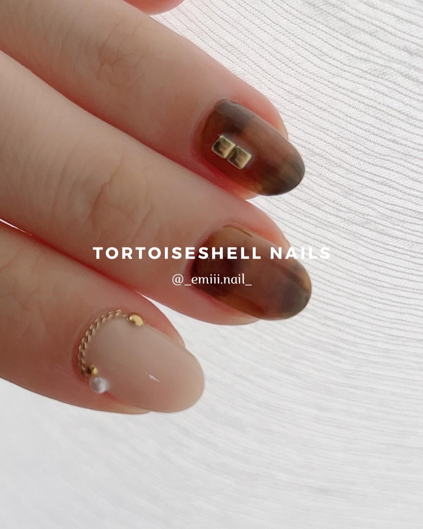 emi@フォロバ100 on LIPS 「tortoiseshellnailsいつもご覧いただきありがと..」(1枚目)