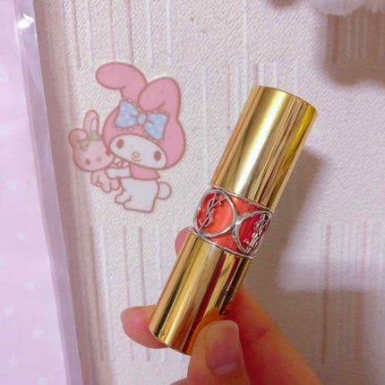 ルージュ ヴォリュプテ シャイン/YVES SAINT LAURENT BEAUTE/口紅を使ったクチコミ(1枚目)