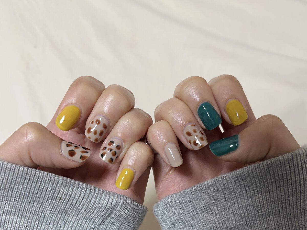 BRG ジェルネイル 45 マロンブラウン/DAISO/ジェルネイルを使ったクチコミ（1枚目）