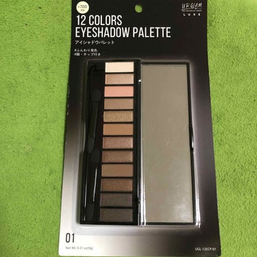 UR GLAM LUXE　12 COLORS EYESHADOW PALLET/U R GLAM/アイシャドウパレットを使ったクチコミ（2枚目）