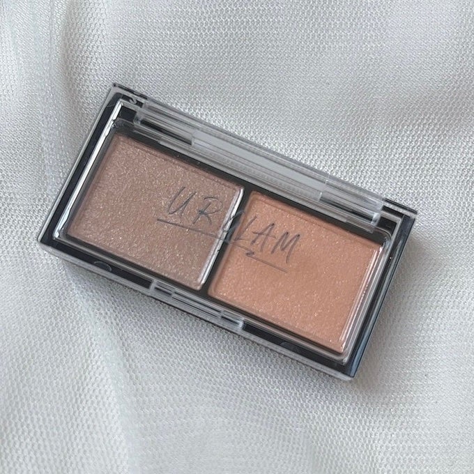 シルキーアイシャドウ/U R GLAM/アイシャドウパレットを使ったクチコミ(3枚目)