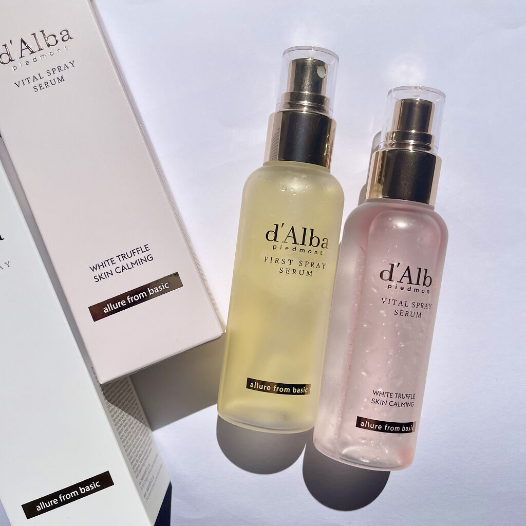 ダルバ ホワイトトリュフファーストスプレーセラム/ダルバ/ミスト状化粧水を使ったクチコミ（2枚目）