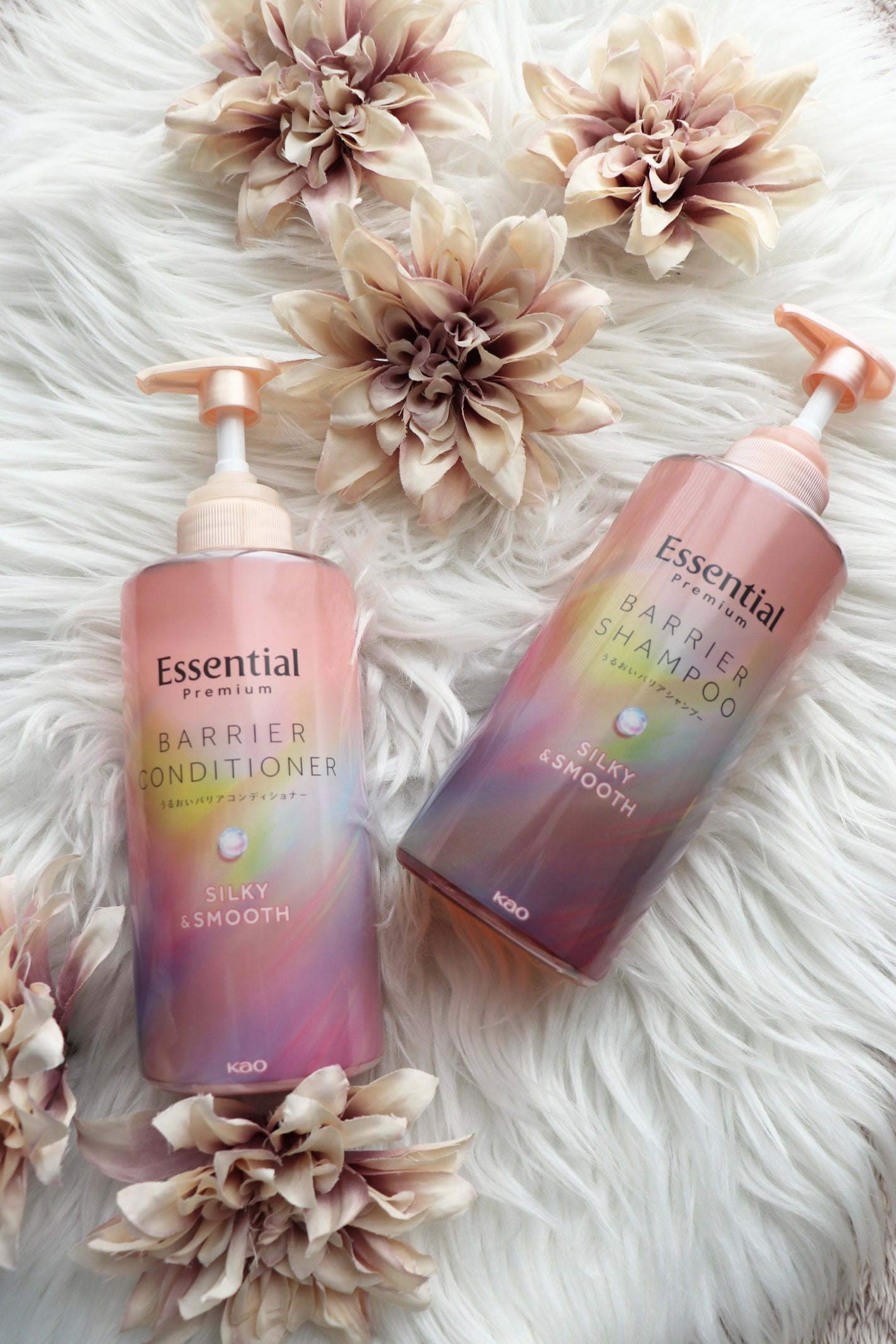 エッセンシャルプレミアム バリアシャンプー・コンディショナー シルキー&スムース/エッセンシャル/市販シャンプーを使ったクチコミ(1枚目)