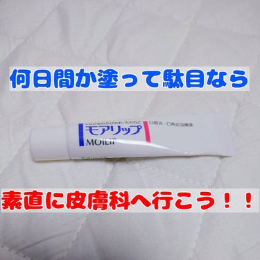 モアリップｗ(医薬品)/資生堂薬品/リップケア・リップクリームを使ったクチコミ（1枚目）