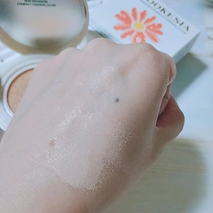 スキンエンハンサー コンパクトクッション(グロー)/BROOKESIA/クッションファンデーションを使ったクチコミ(6枚目)