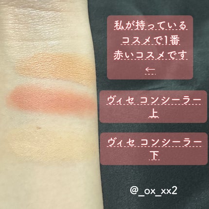 リシェ レッドトリック アイコンシーラー/Visée/パレットコンシーラーを使ったクチコミ(3枚目)