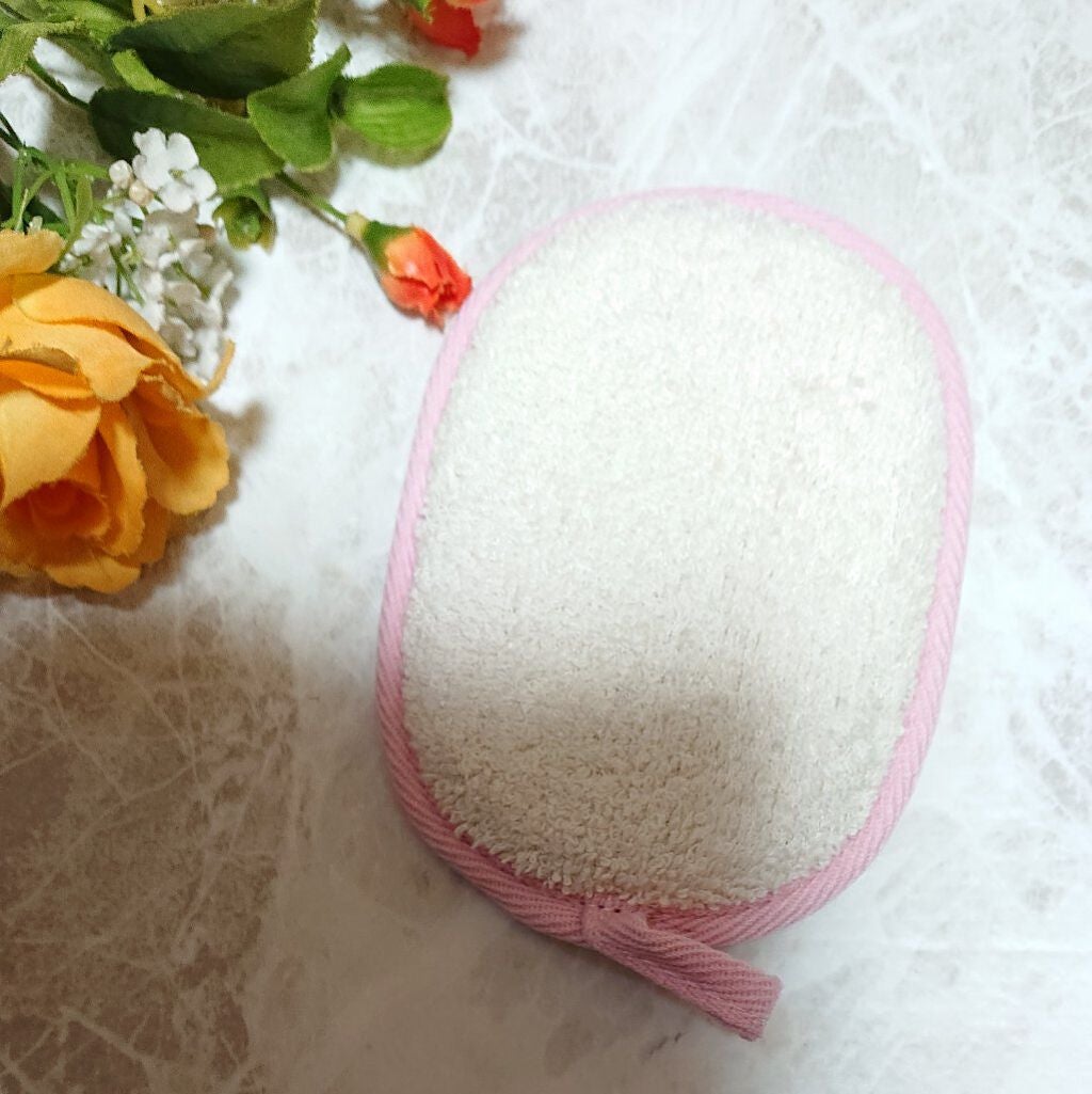 あかすり黒パフ/あかすり屋/ピーリングを使ったクチコミ(4枚目)