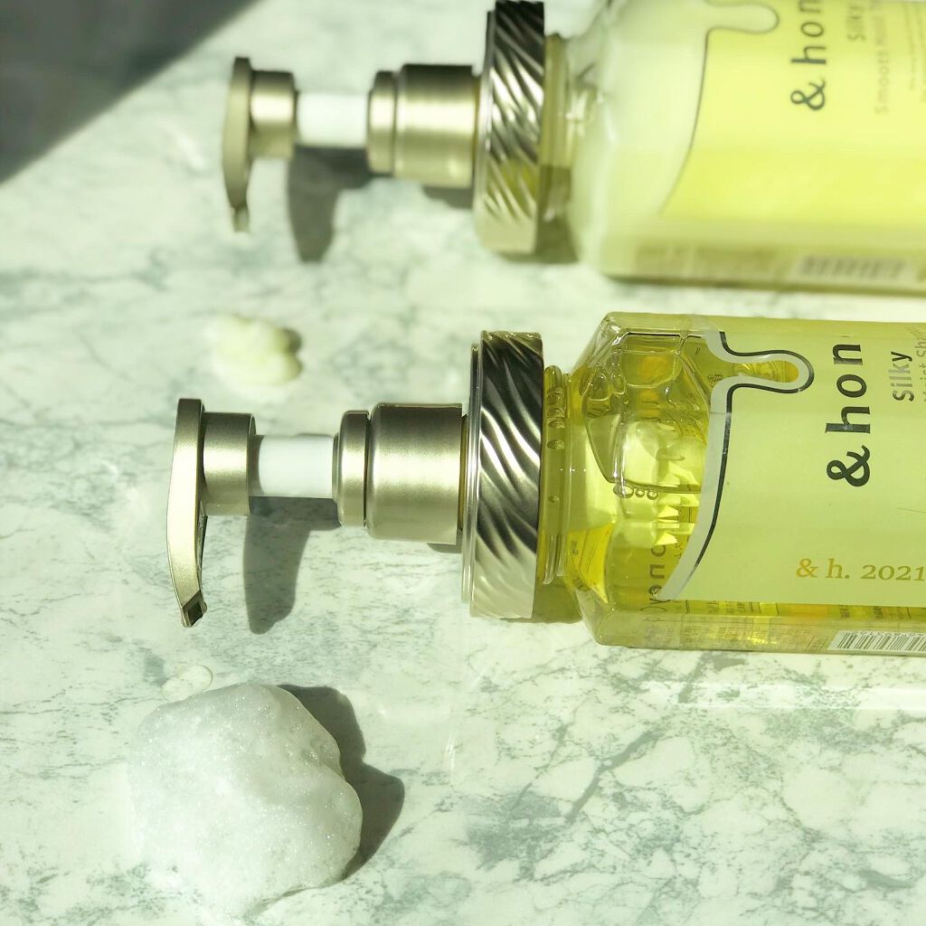 シルキー　スムースモイスチャー　シャンプー　1.0/ヘアトリートメント　2.0/&honey/市販シャンプーを使ったクチコミ（2枚目）