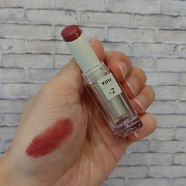 38℃/99℉ LIPSTICK  ＜YOU＞ +2　SMOKY-RED/UZU BY FLOWFUSHI/口紅を使ったクチコミ（3枚目）