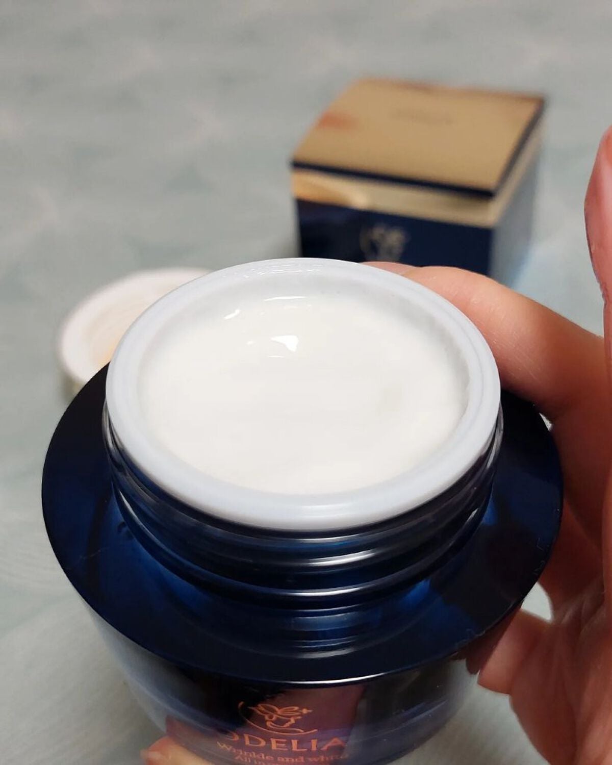 リンクル&ホワイト オールインワンクリーム/ODELIA/オールインワン化粧品を使ったクチコミ(2枚目)