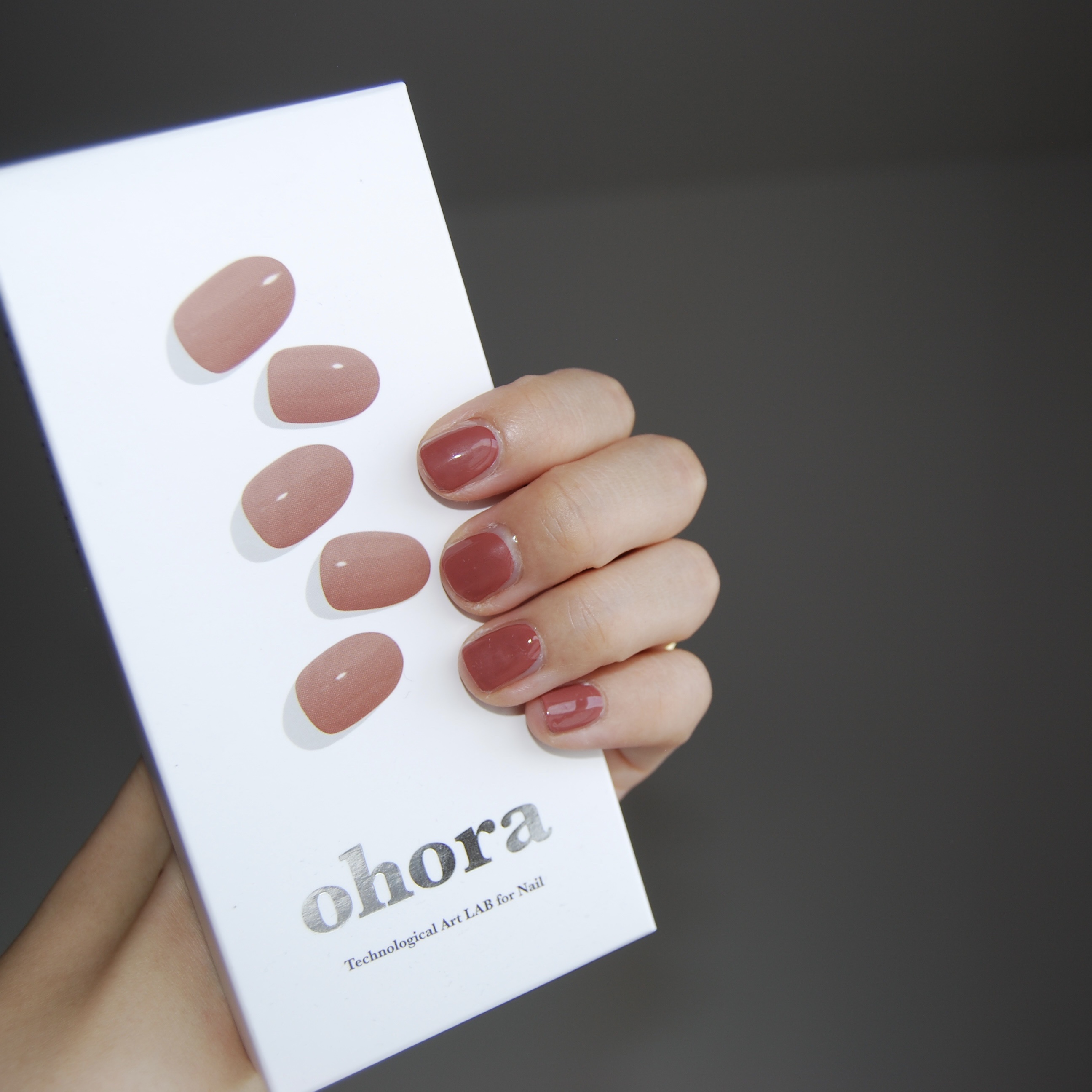 セミキュアジェルネイル（ハンド） NB-016 N Brick /ohora/ネイルシールを使ったクチコミ（2枚目）