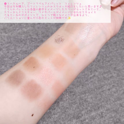 GO TRAVEL 15色アイシャドウパレット/FOCALLURE/アイシャドウパレットを使ったクチコミ(4枚目)