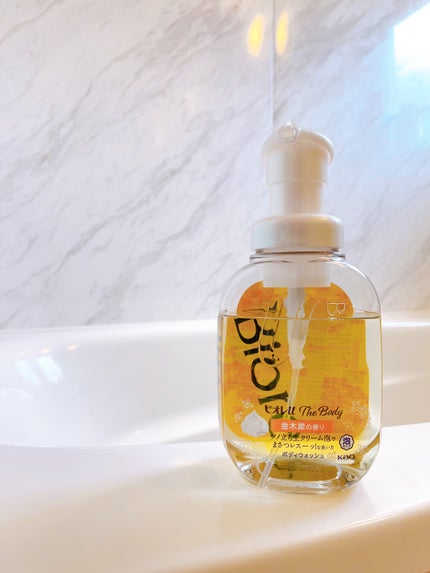 ビオレuザ ボディ 泡タイプ ボディウォッシュ 金木犀の香り/ビオレu/ボディソープを使ったクチコミ(6枚目)