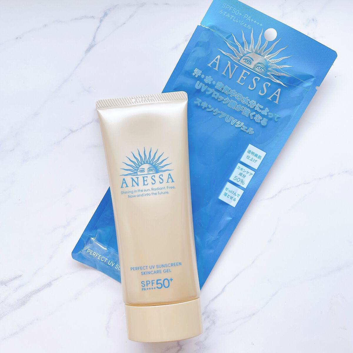 パーフェクトUV スキンケアジェル N/アネッサ/日焼け止め・UVケアを使ったクチコミ(1枚目)