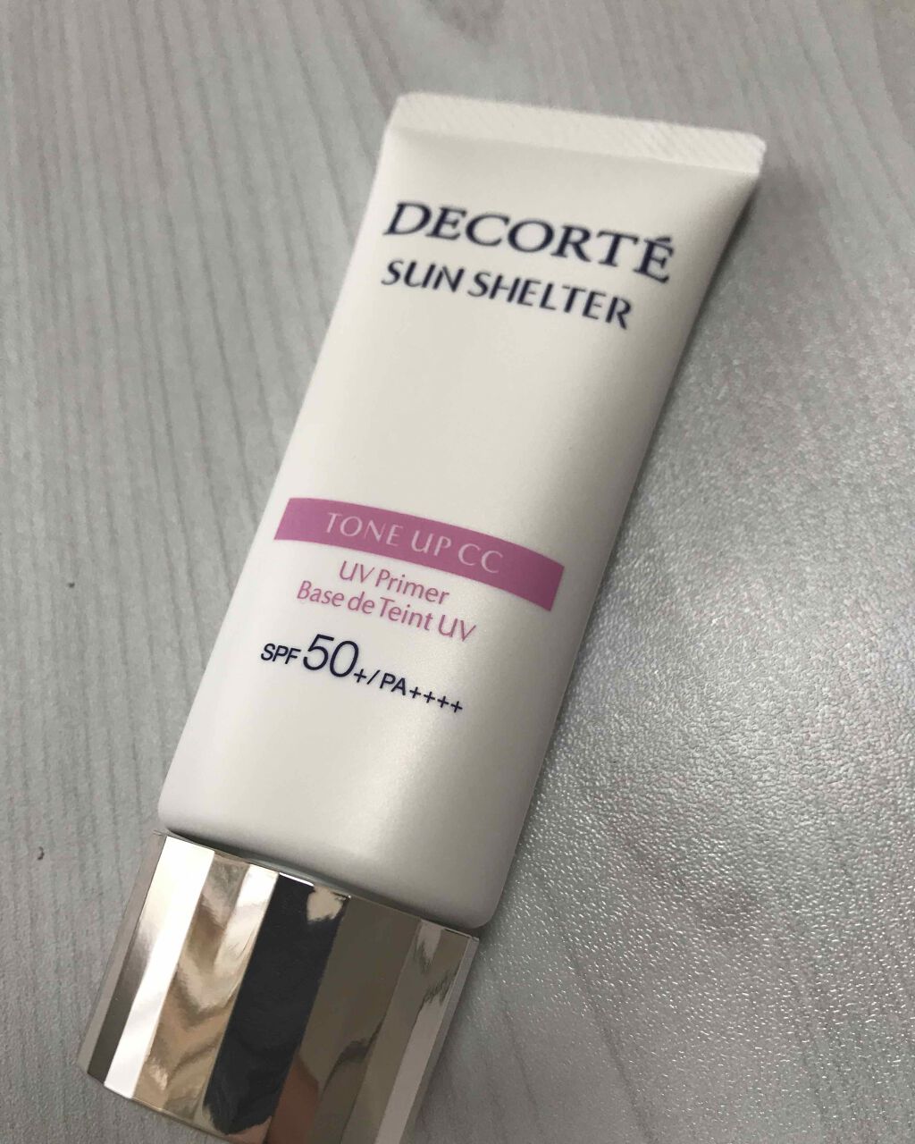 サンシェルター トーンアップCC/DECORTÉ/CCクリームを使ったクチコミ(3枚目)