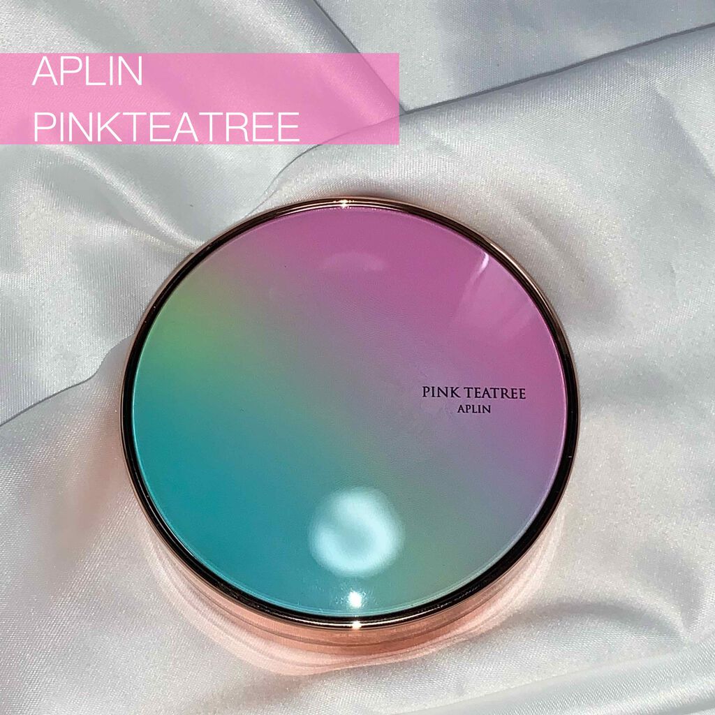 ピンクティーツリーカバークッション/APLIN/クッションファンデーションを使ったクチコミ(1枚目)