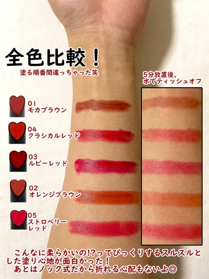 KissLu Lip/Today’s Cosme/口紅を使ったクチコミ(2枚目)