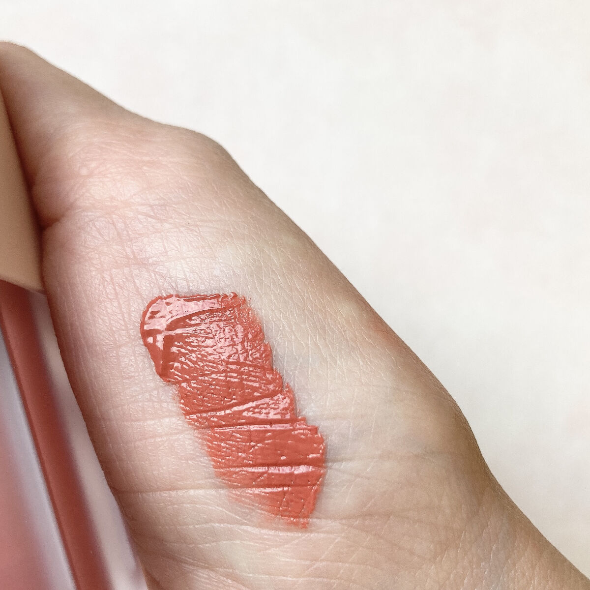 ブラーベルベットティント #01 Flat Rose/dasique/リップティントを使ったクチコミ（2枚目）