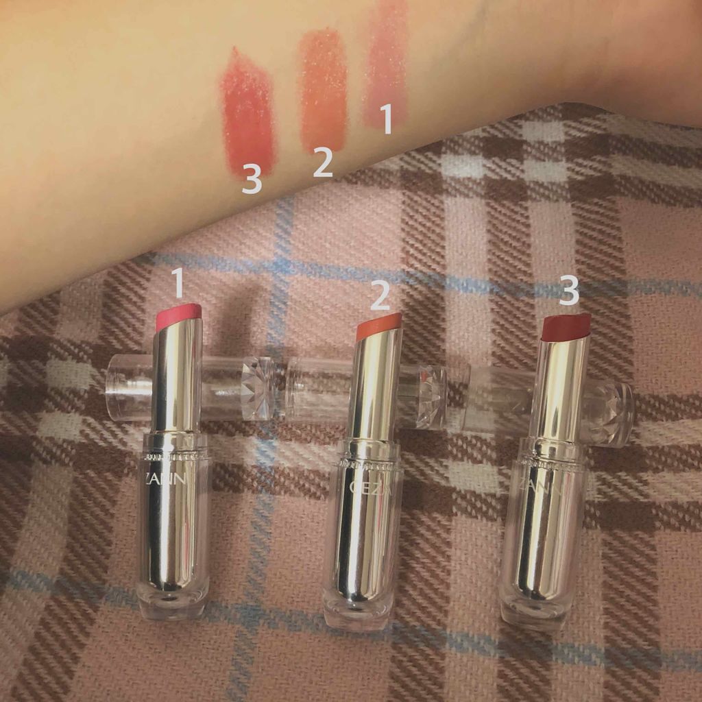 ラスティンググロスリップ/CEZANNE/口紅を使ったクチコミ(2枚目)