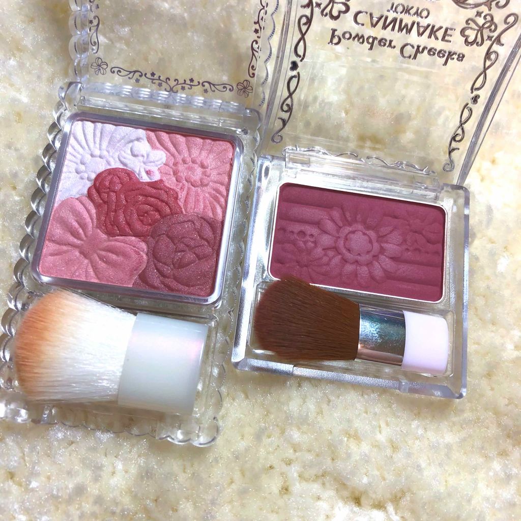 グロウフルールチークス/キャンメイク/パウダーチークを使ったクチコミ(3枚目)