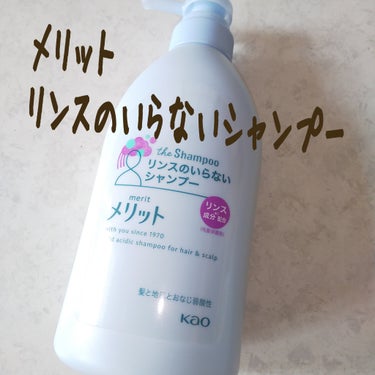 メリット リンスのいらないシャンプーのクチコミ「髪に汚れやホコリをつきにくくする
🌼🌼
メリットリンスのいらないシャンプー

時間がない時用
.....」（1枚目）