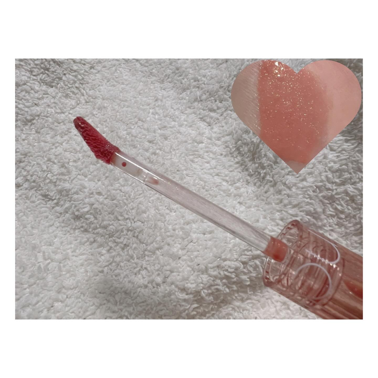 グラスティングカラーグロス/rom&nd/リップグロスを使ったクチコミ（2枚目）