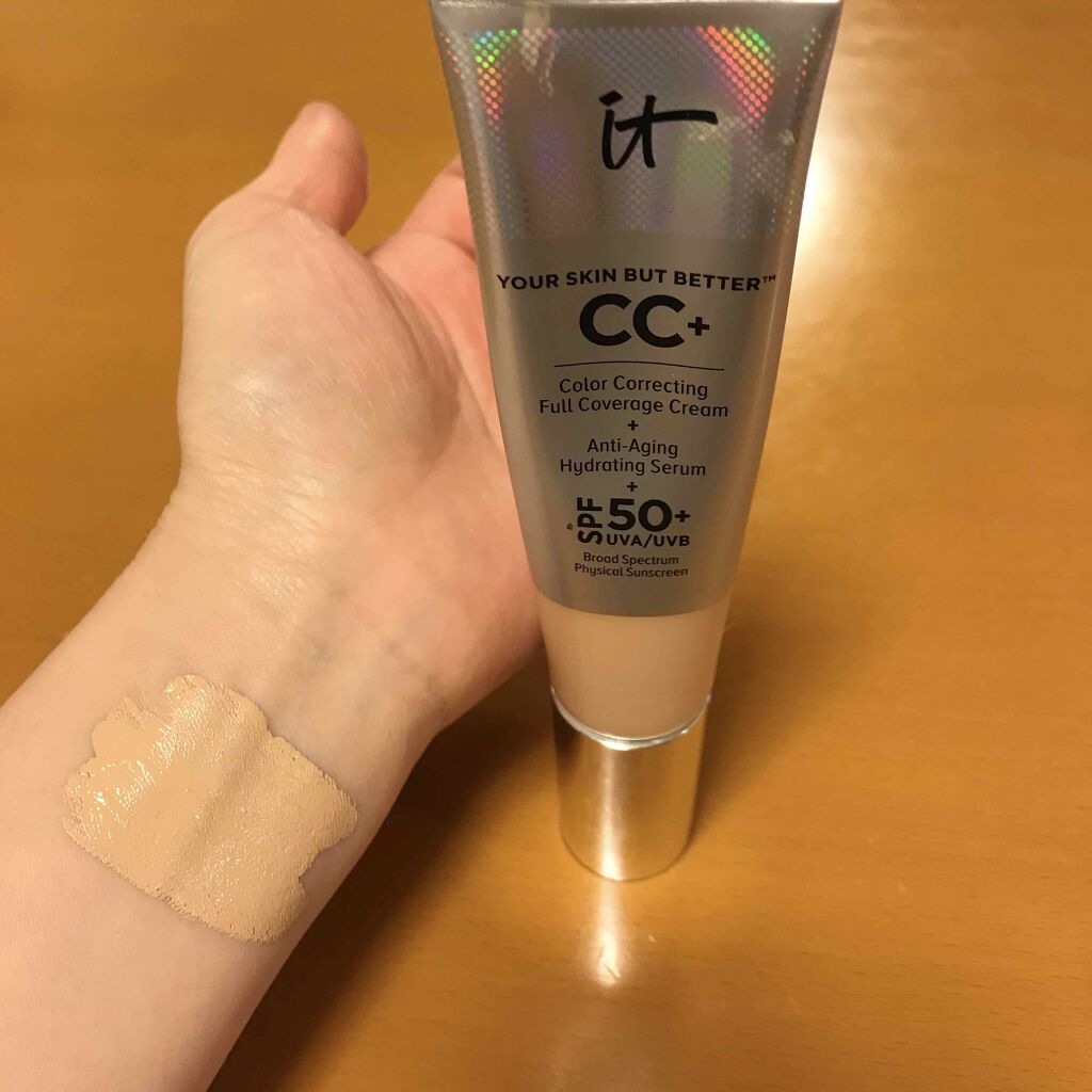 CC +クリーム with SPF50+｜IT Cosmeticsの口コミ「イットコスメティクスYourSkinBut..」 by  えるも☺︎(乾燥肌/30代後半) | LIPS