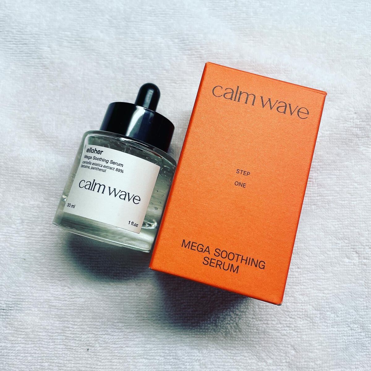 カームウェーブ - Mega Soothing Serum/elloher/美容液を使ったクチコミ(1枚目)