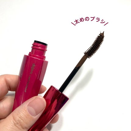 「塗るつけまつげ」ボリュームタイプ モカブラウン/デジャヴュ/マスカラを使ったクチコミ(3枚目)