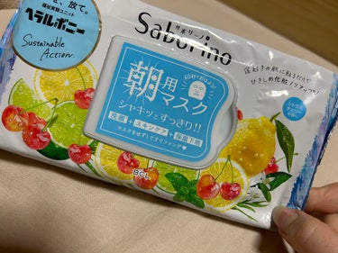 サボリーノ 目ざまシート CCH 23<シトラスチェリーの香り>のクチコミ「ハッピードラックで購入しました。

期間限定らしいです。

肌に貼るとけっこうスースーするので.....」（1枚目）