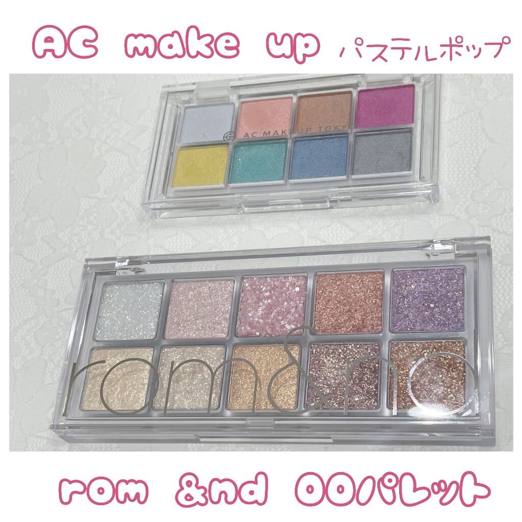 AC 8カラーアイパレット 02 パステルポップ/AC MAKEUP/アイシャドウパレットを使ったクチコミ（2枚目）