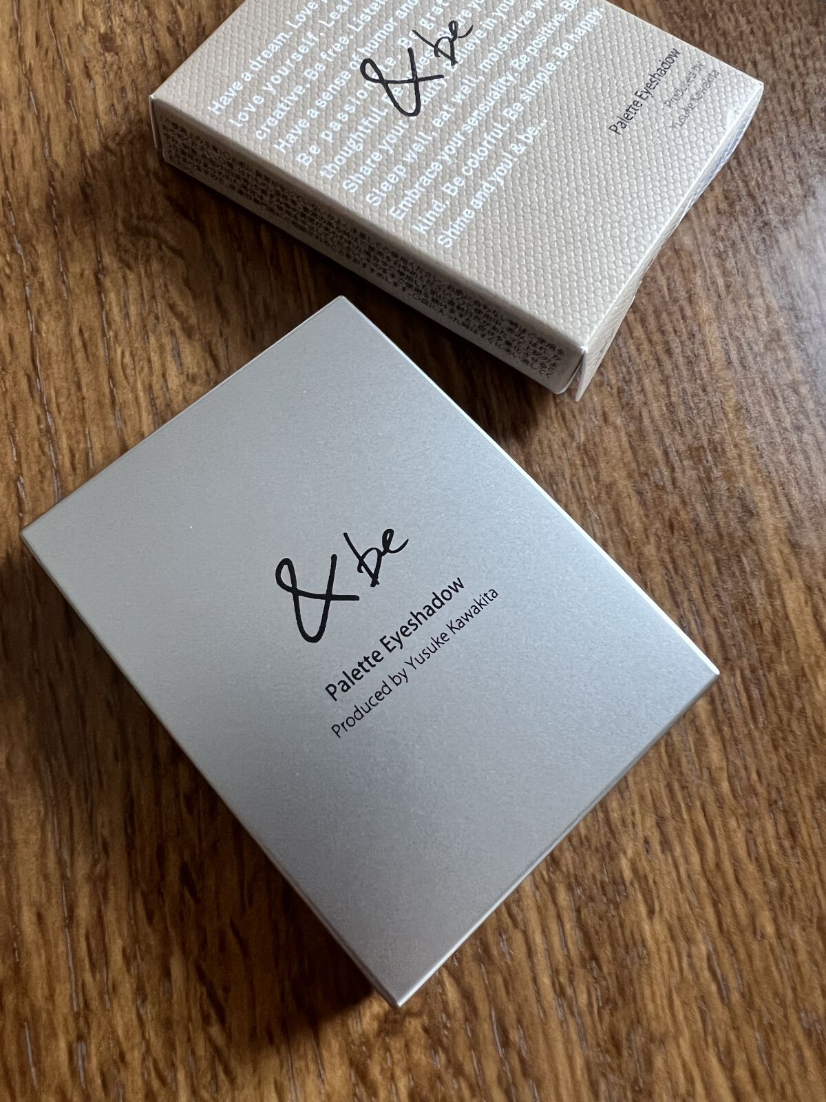 パレットアイシャドウ サンドブラウン/＆be/アイシャドウパレットを使ったクチコミ（2枚目）