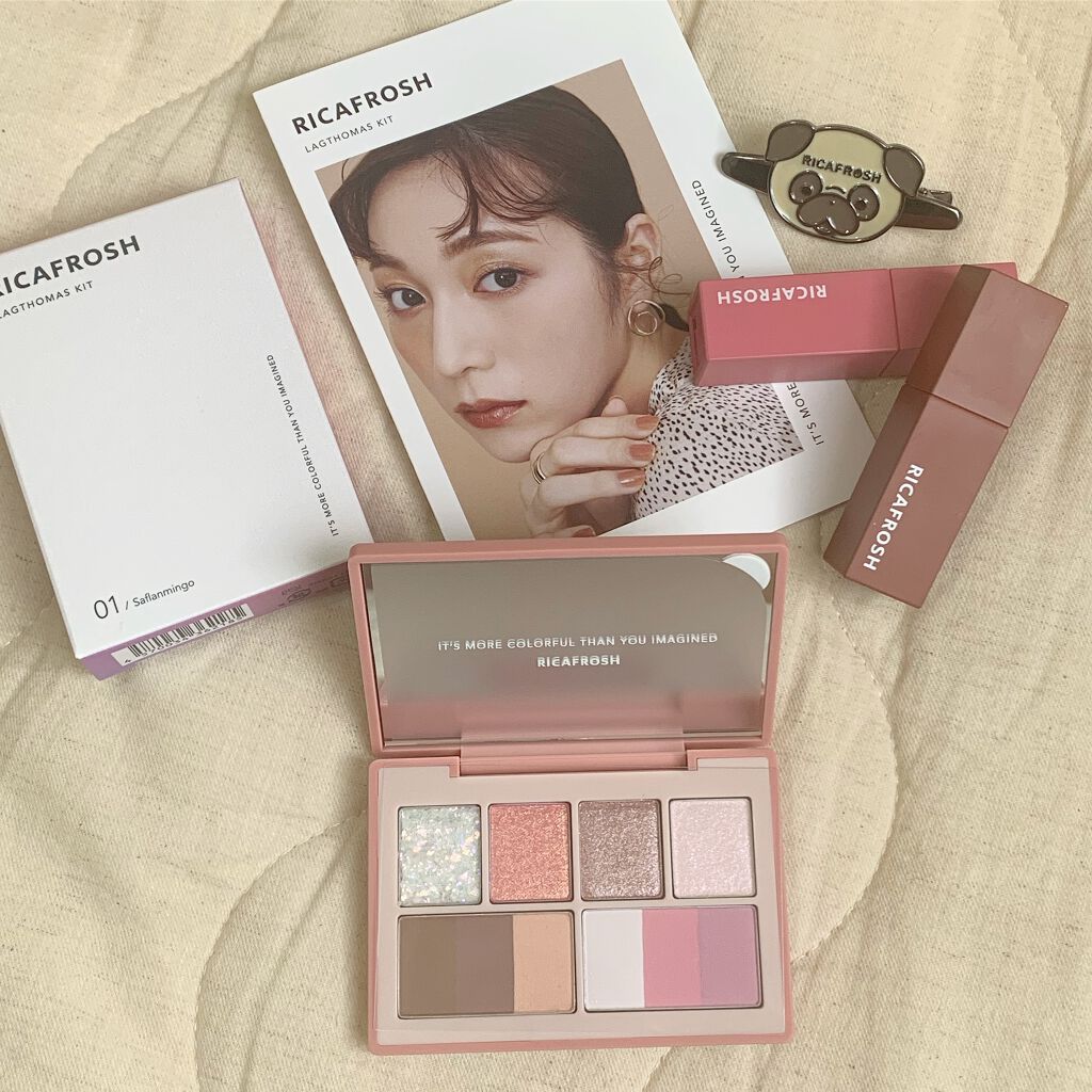 ラグトーマス・キット/RICAFROSH/アイシャドウパレットを使ったクチコミ（3枚目）
