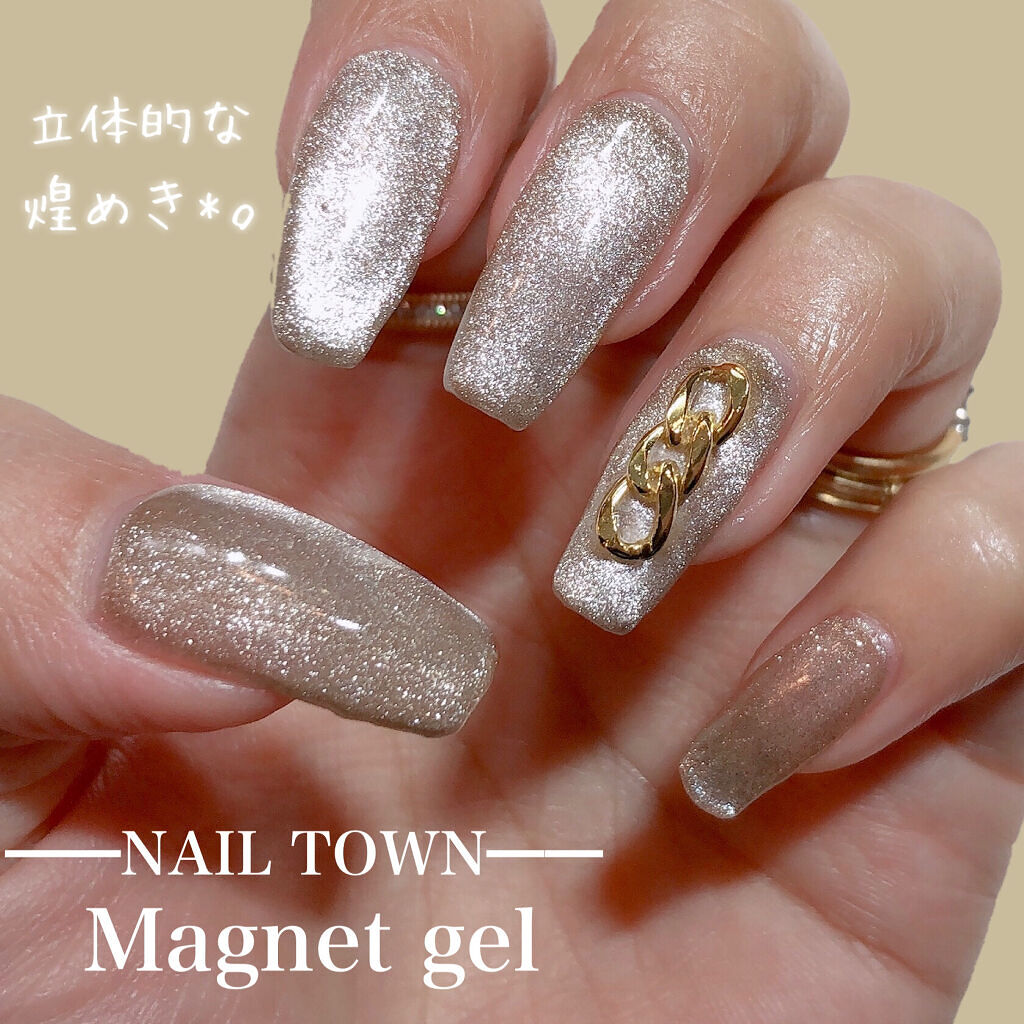 マグネットジェル/NAILTOWN/ジェルネイルを使ったクチコミ（1枚目）