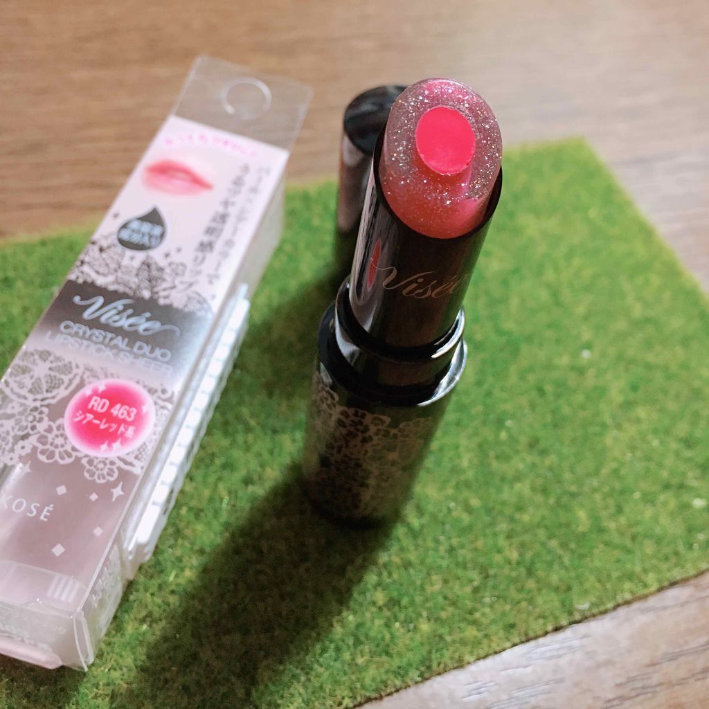 クリスタルデュオ リップスティック/Visée/口紅を使ったクチコミ（2枚目）