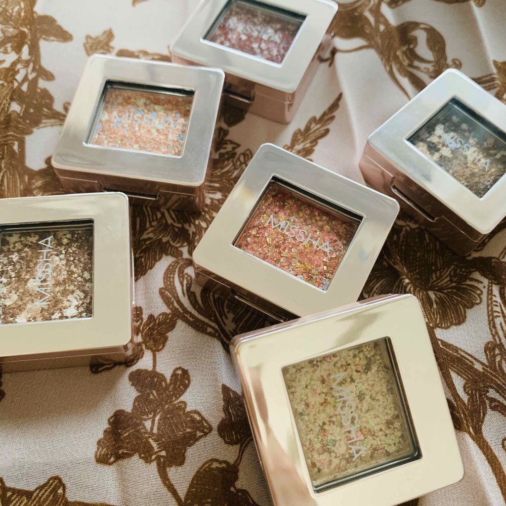 グリッタープリズム シャドウ/MISSHA/グリッターを使ったクチコミ(2枚目)