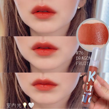 Tattoo lip candle tint/Keep in Touch/口紅を使ったクチコミ（6枚目）