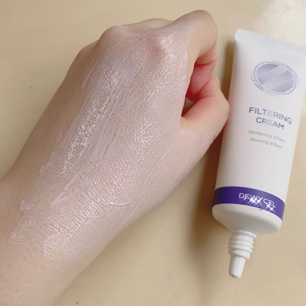 フィルタリングクリーム/DEWYCEL/日焼け止めクリームを使ったクチコミ(3枚目)