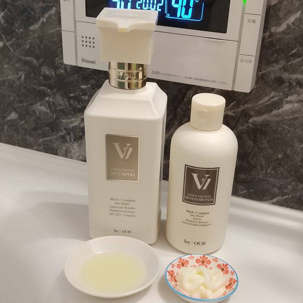 V7 スーパープロテイン シャンプー/by : OUR/サロンシャンプーを使ったクチコミ（1枚目）
