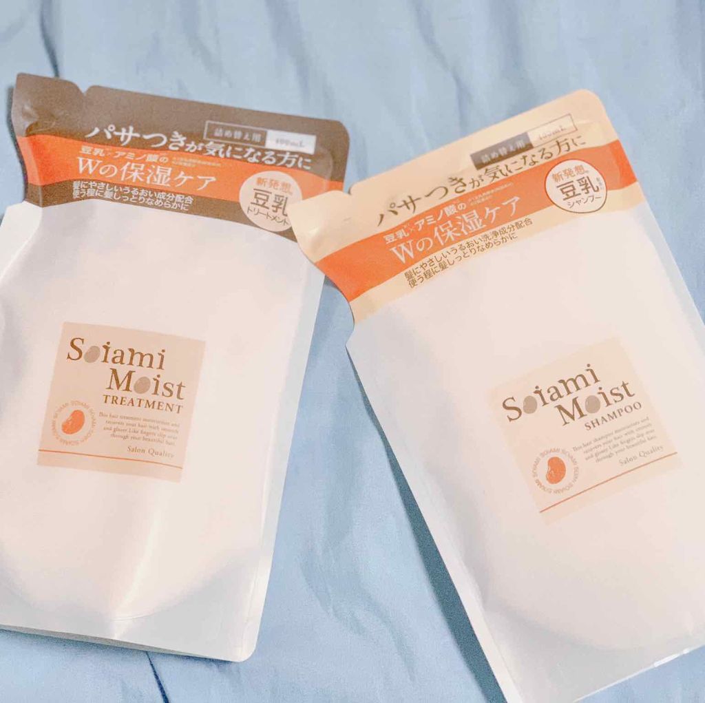 モイストシャンプー／トリートメント/soiami/市販シャンプーを使ったクチコミ（1枚目）