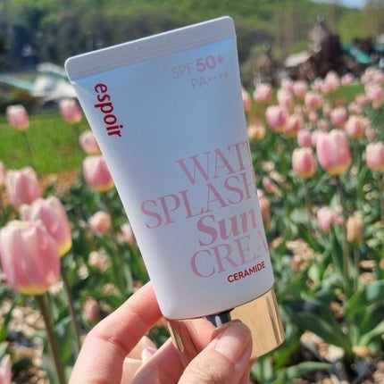 ウォータースプラッシュサンクリーム セラミド/espoir/日焼け止めクリームを使ったクチコミ(1枚目)