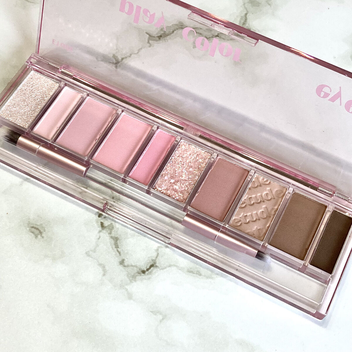 プレイカラー アイシャドウ/ETUDE/アイシャドウパレットを使ったクチコミ（2枚目）