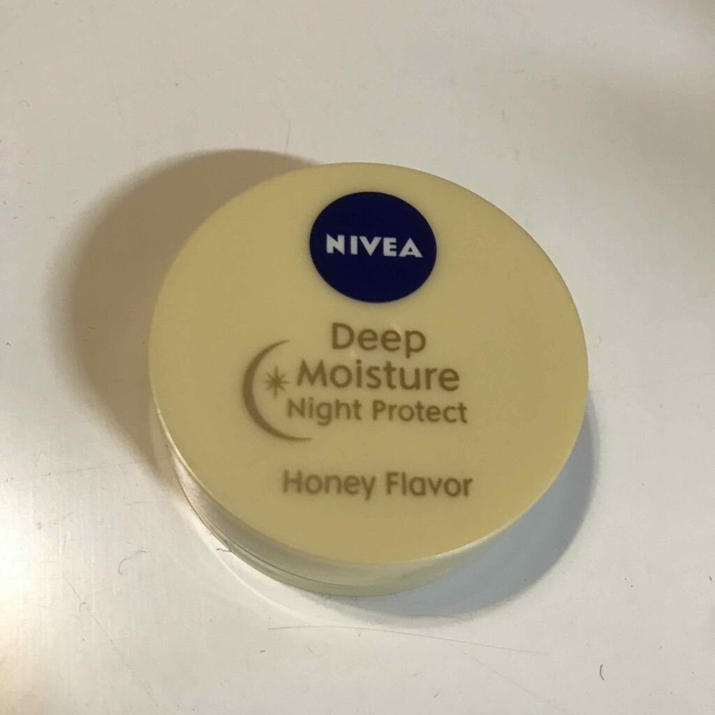 ディープモイスチャーナイトプロテクト はちみつの香り/ニベア/リップマスクを使ったクチコミ（1枚目）