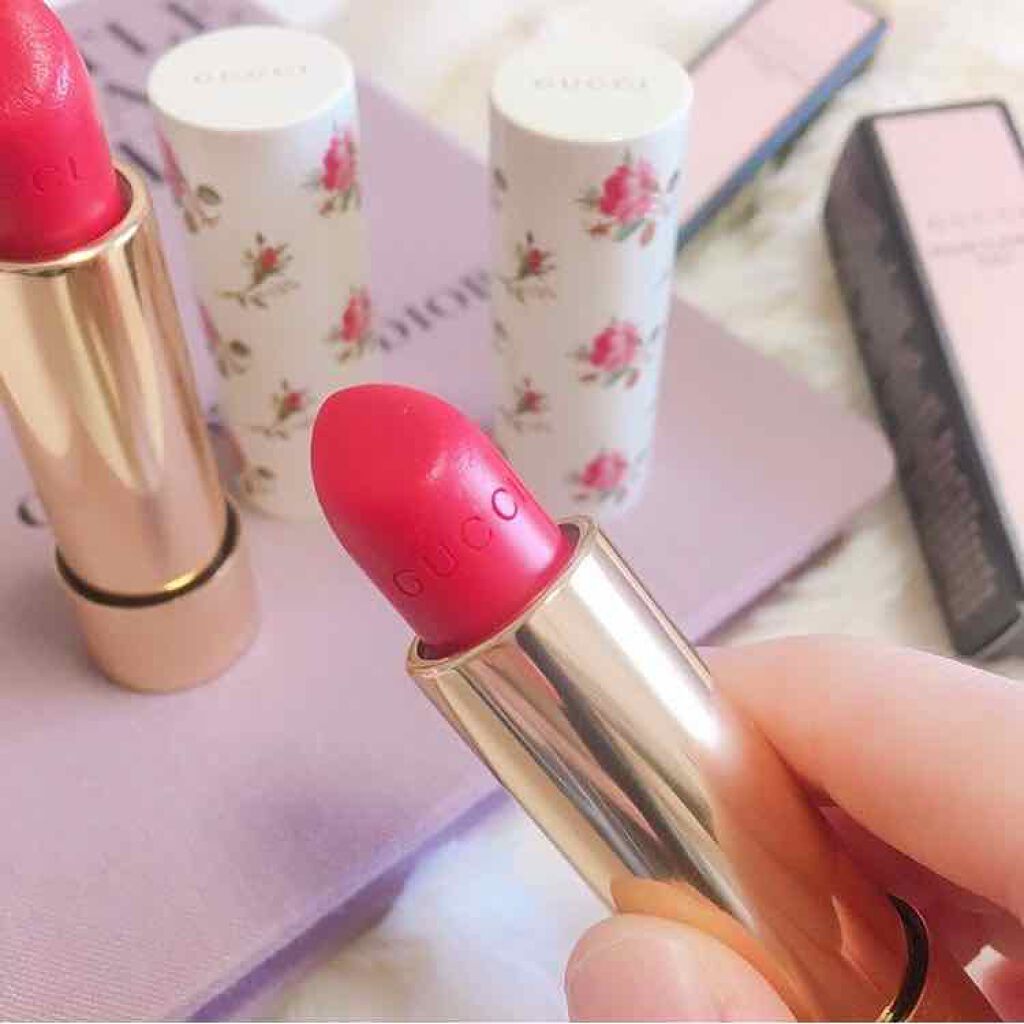 グッチ ルージュ ア レーヴル ヴォワル/GUCCI beauty/口紅を使ったクチコミ(1枚目)