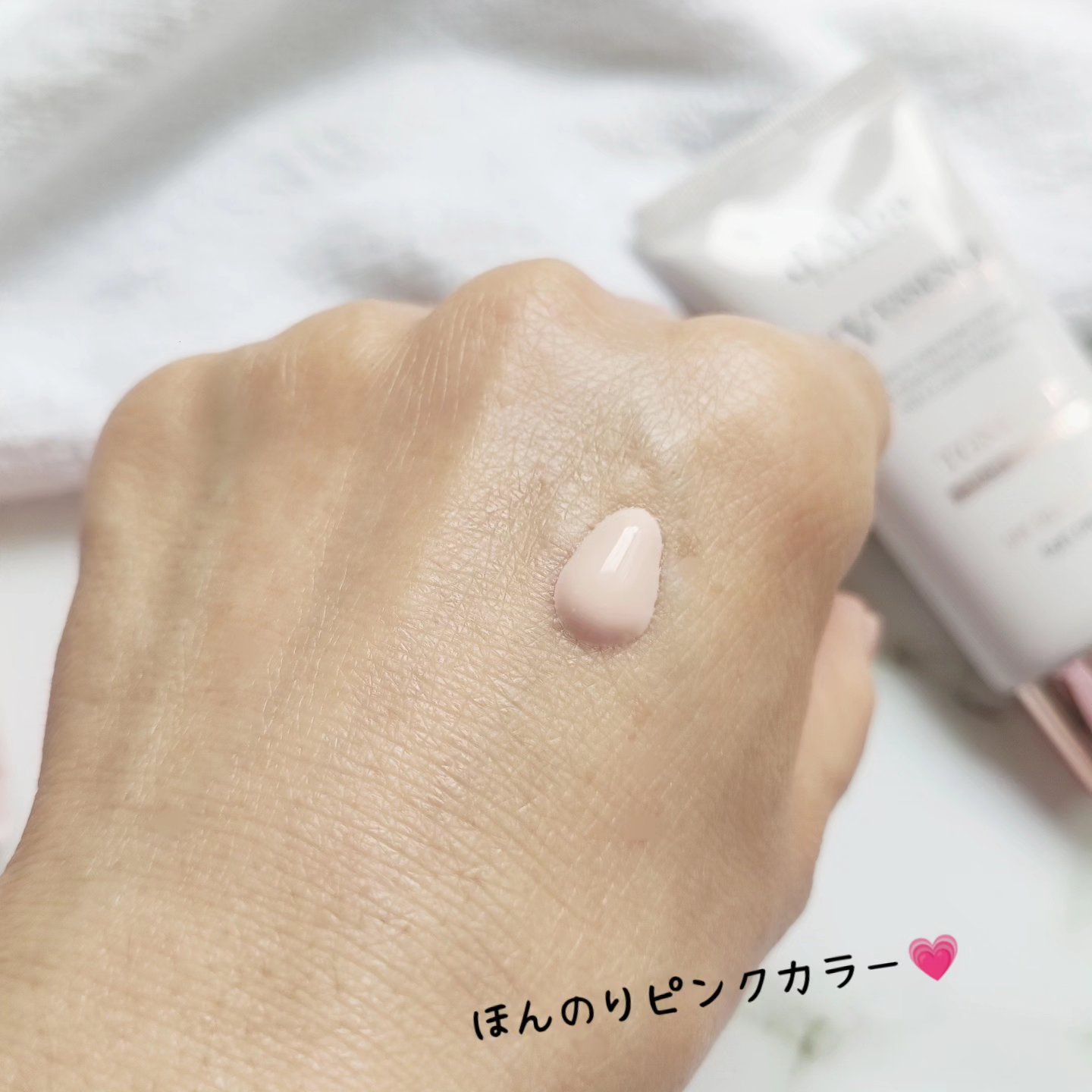 ウォータフルトーンアップサンクリーム/ダルバ/日焼け止めクリームを使ったクチコミ（3枚目）